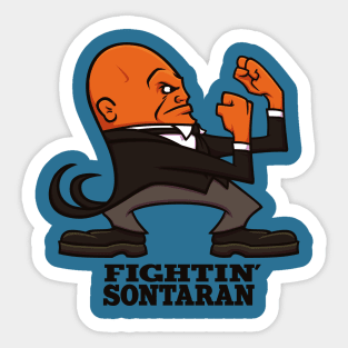 The Figthin' Sontaran Sticker